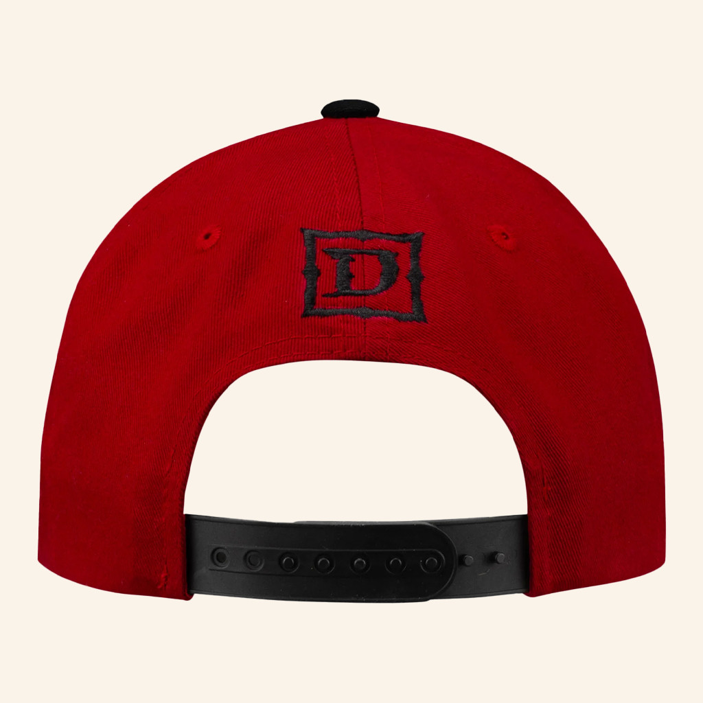 Blizzard Gear Merch Diablo IV Lord Of Hatred Embroidered Hat Presents For Brother