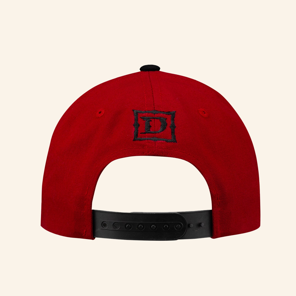 Blizzard Gear Merch Diablo IV Lord Of Hatred Logo Embroidered Hat Gifts Ideas For Brothers