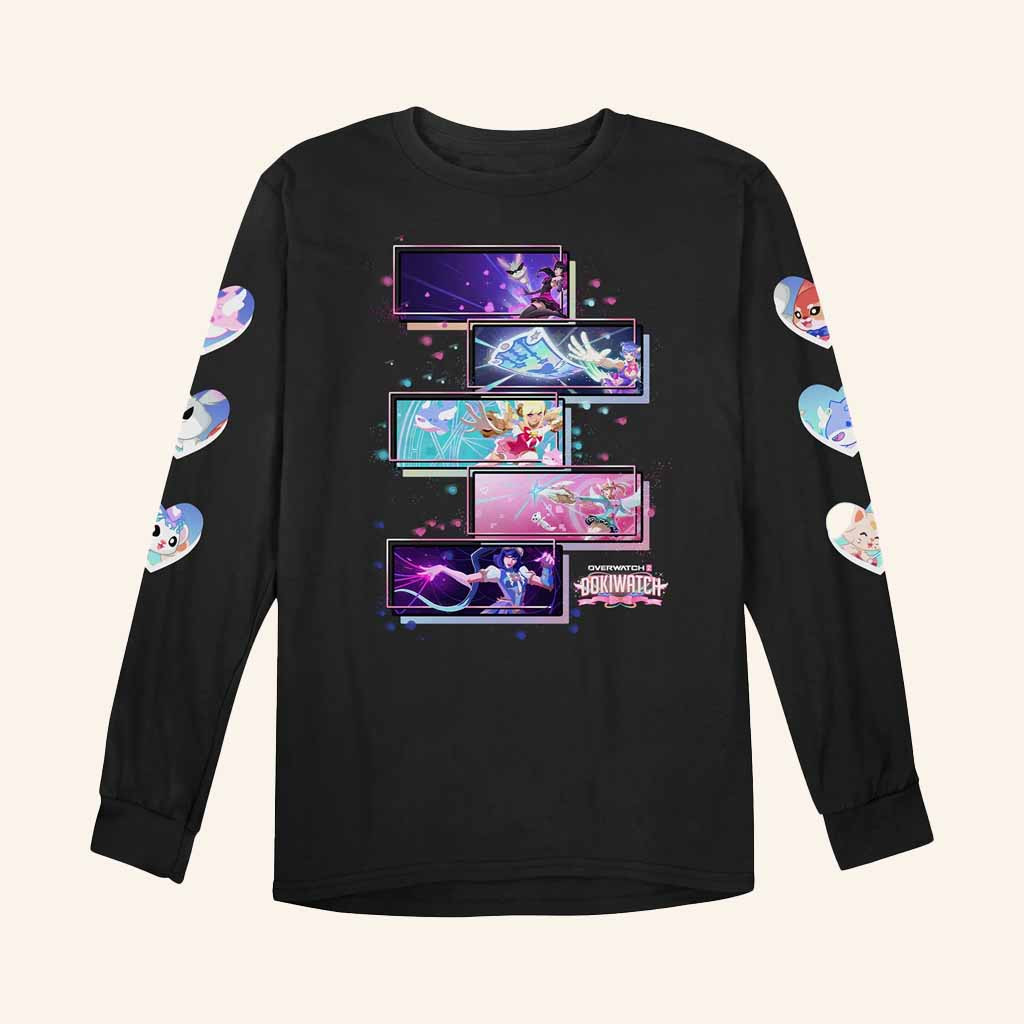 Blizzard Gear Merch Overwatch Dokiwatch Long Sleeve Shirt Birthday Presents For Gamers Blizzard Gear Merch Overwatch Dokiwatch Long Sleeve Shirt Birthday Presents For Gamers