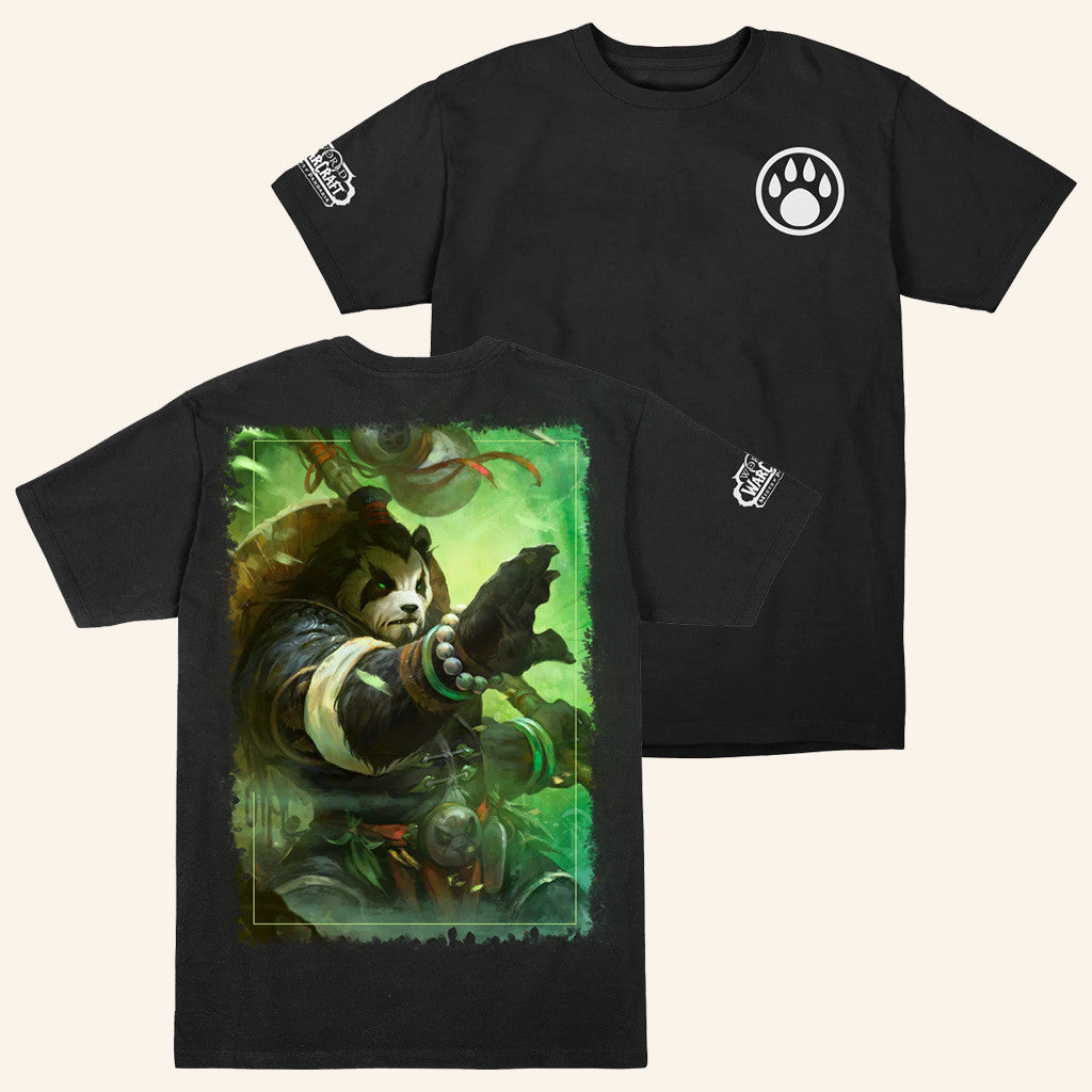 Blizzard Gear Merch World Of Warcraft Mists Of Pandaria Pandaren Black T-Shirt Gift For Him Blizzard Gear Merch World Of Warcraft Mists Of Pandaria Pandaren Black T-Shirt Gift For Him