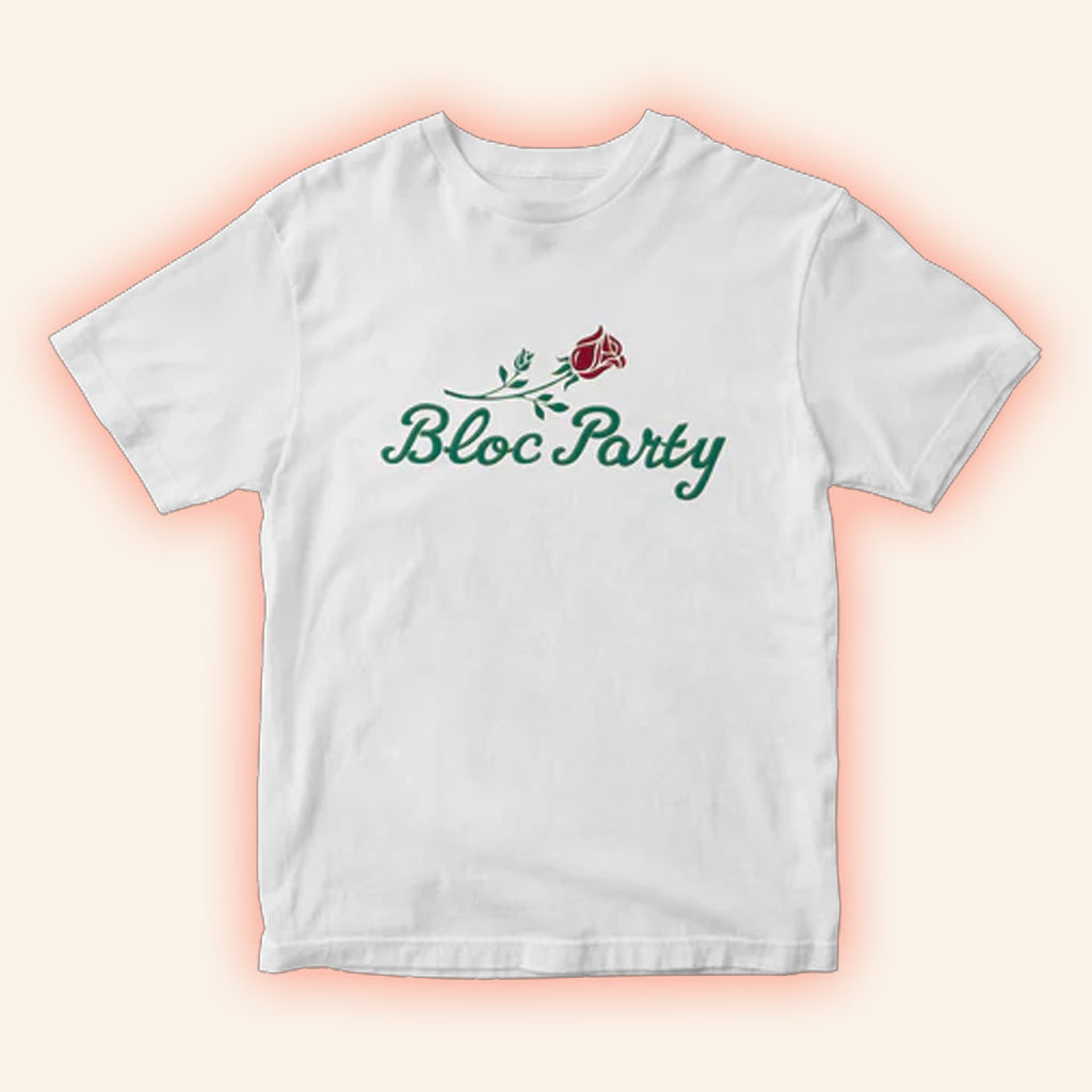 Bloc Party Merch Rose T-Shirt Best Gifts For Friends