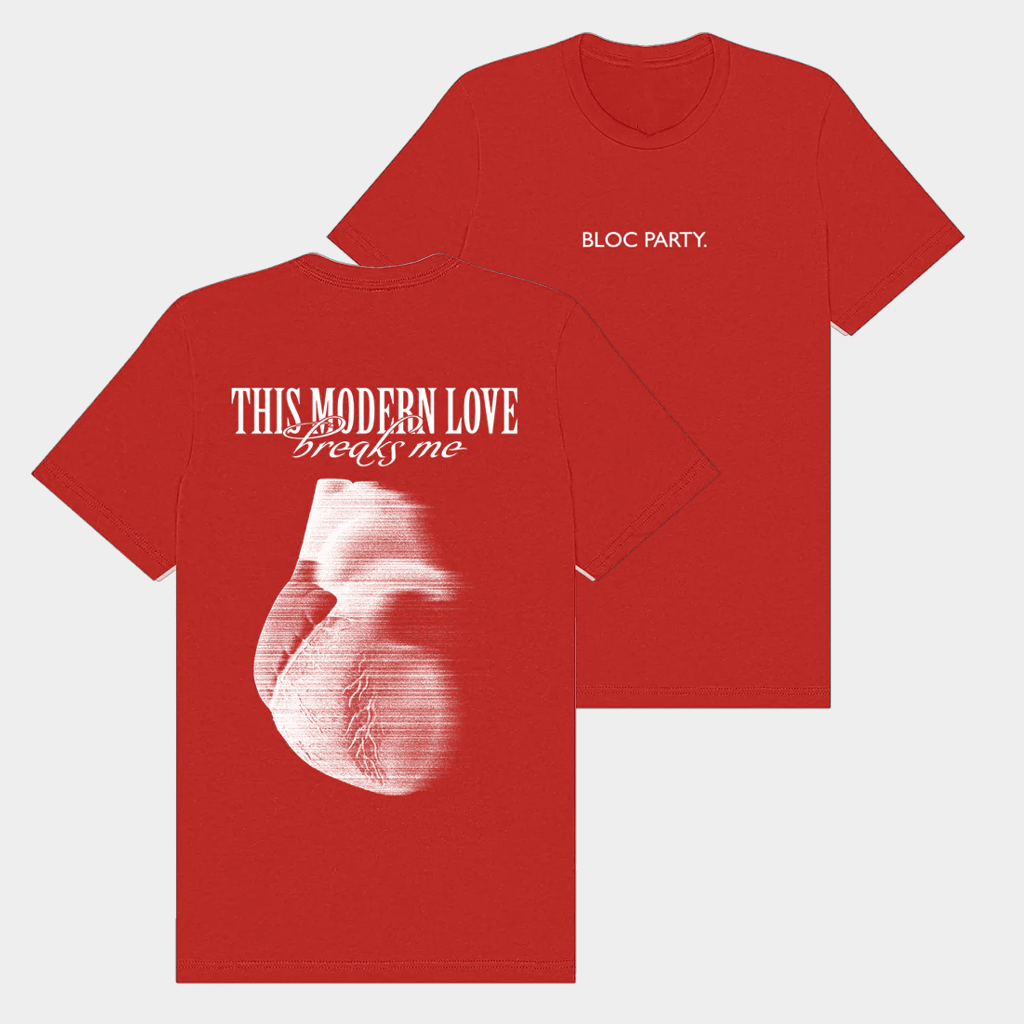 Bloc Party Merch This Modern Love Breaks Me T-Shirt Bloc Party Shirt Gifts For Rock Band Fans-1