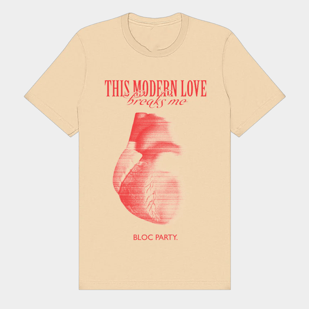 Bloc Party Merch This Modern Love Breaks Me T-Shirt Bloc Party Shirt Gifts For Rock Lovers