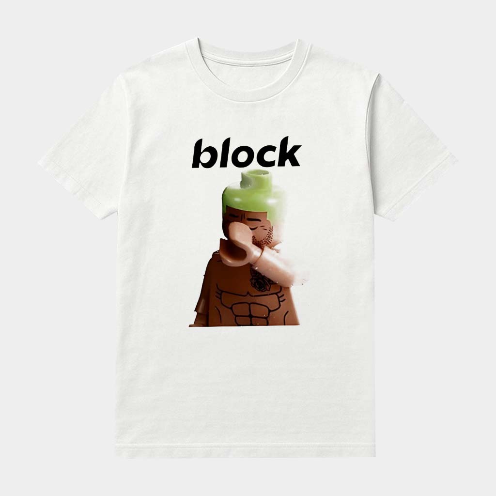 Block T-Shirt Unique Birthday Gift For Husband