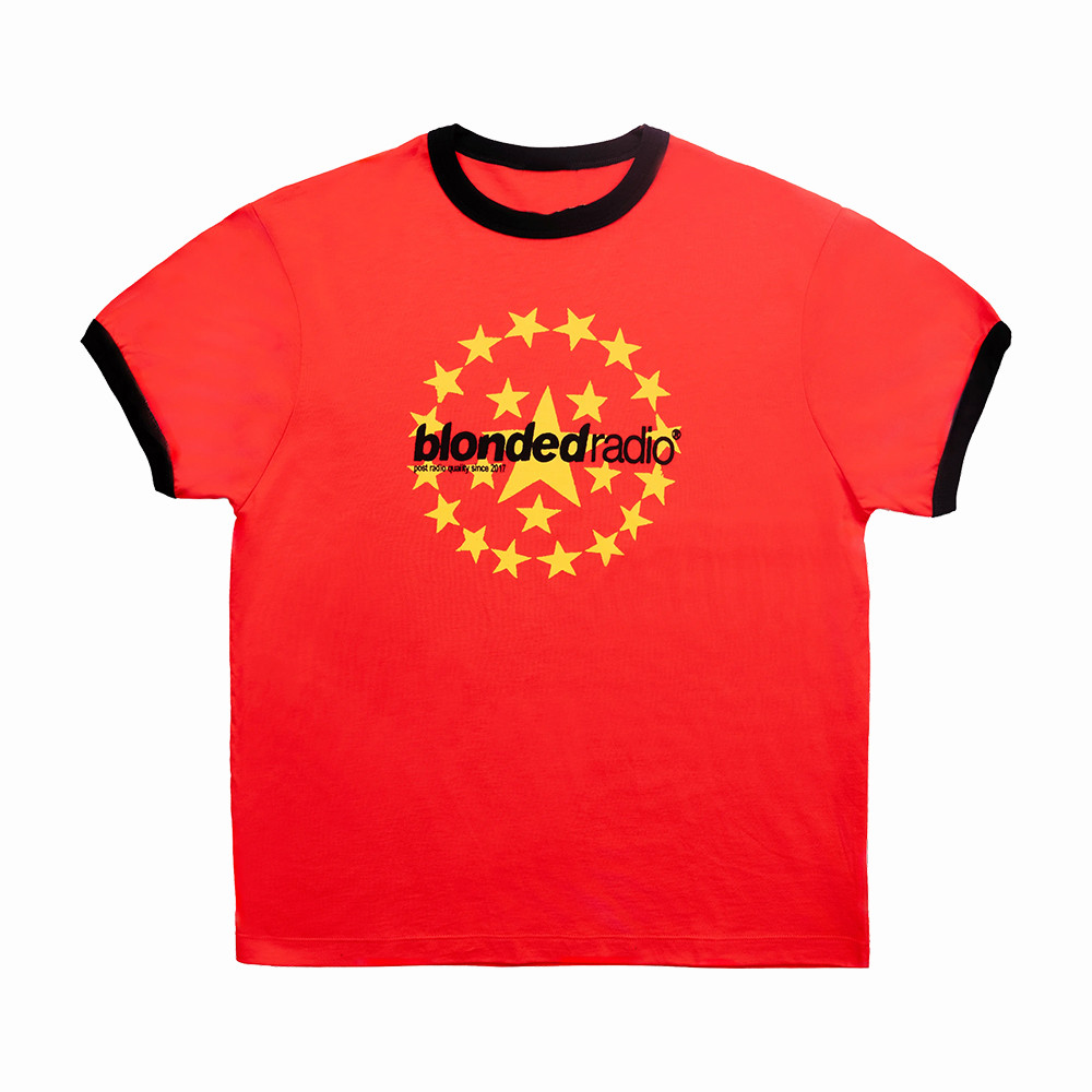 Blonded Radio Star Ringer T-Shirt Frank Ocean's Blonded Merch Gift For Fans