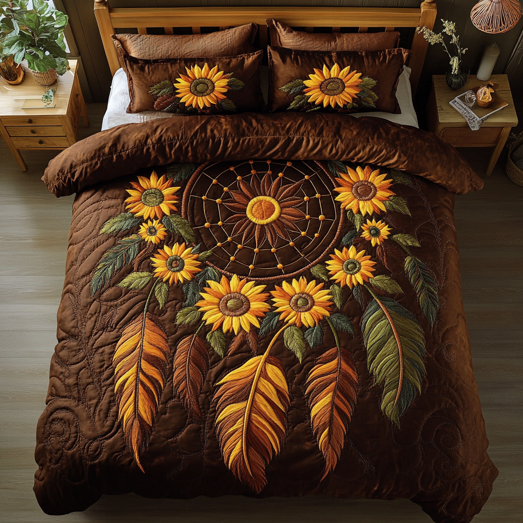 Blood Forest Bat Quilted Bedding Set Duvet Cover Bedspread Bedroom Decorative For Couples