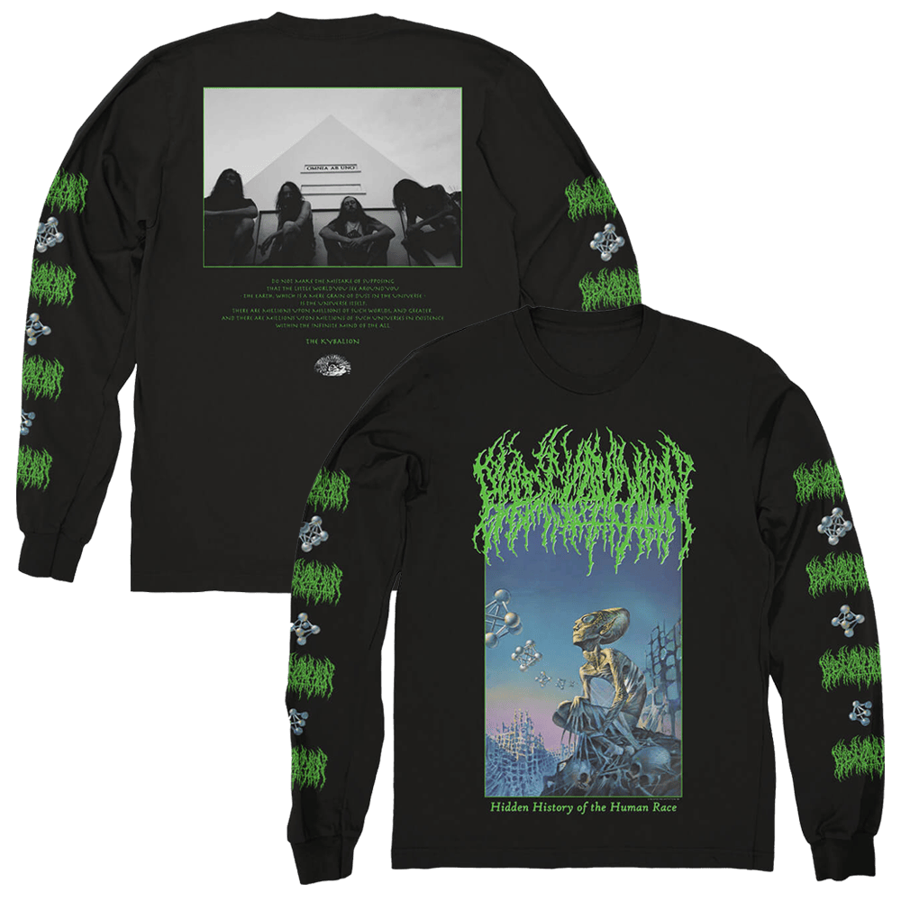Blood Incantation Merch Hidden History Of The Human Race Long Sleeve T-Shirt Fans Gifts