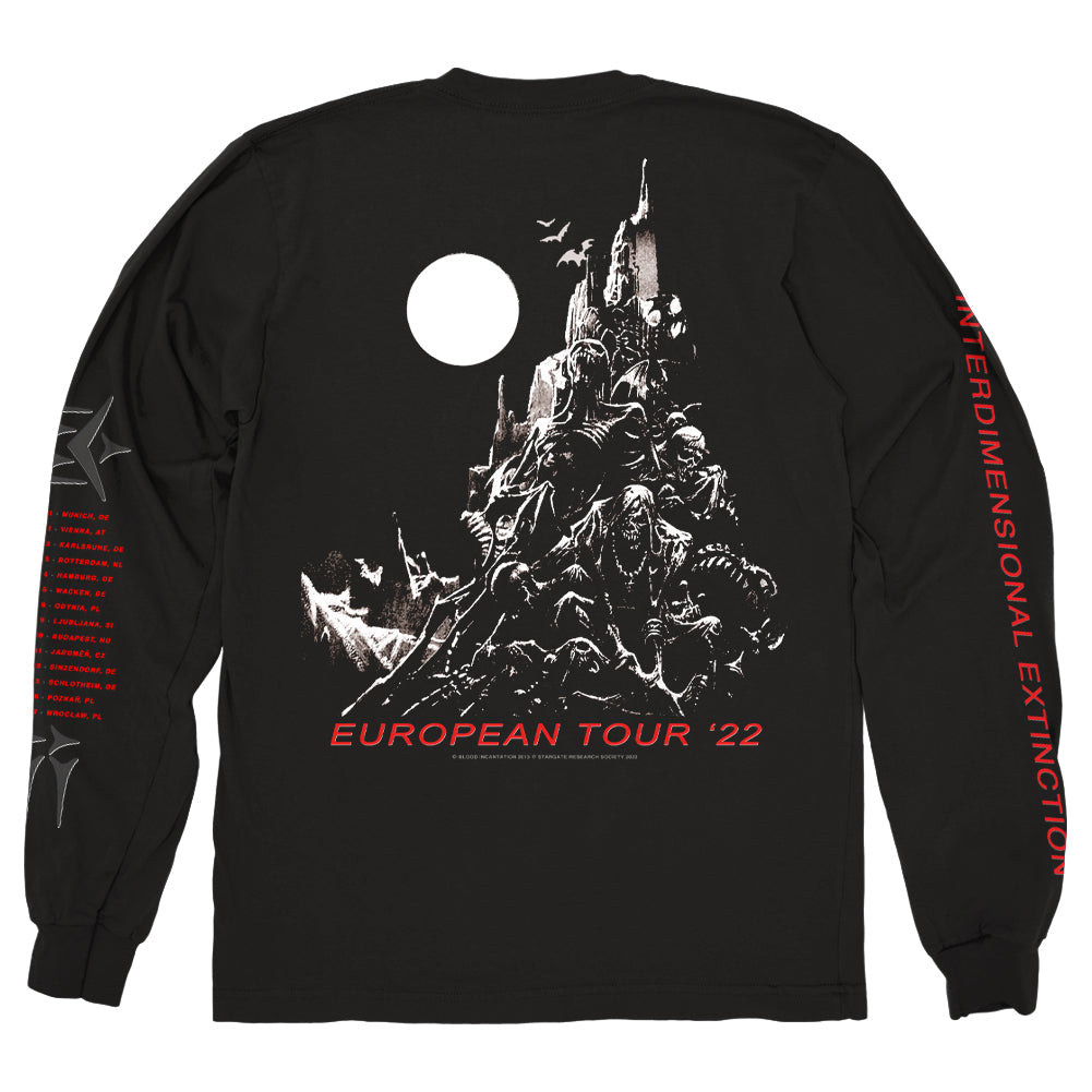Blood Incantation Merch Interdimensional Pocket Tour 2022 Long Sleeve Shirt Blood Incantation Shirt Dad Gifts For Father's Day 2025