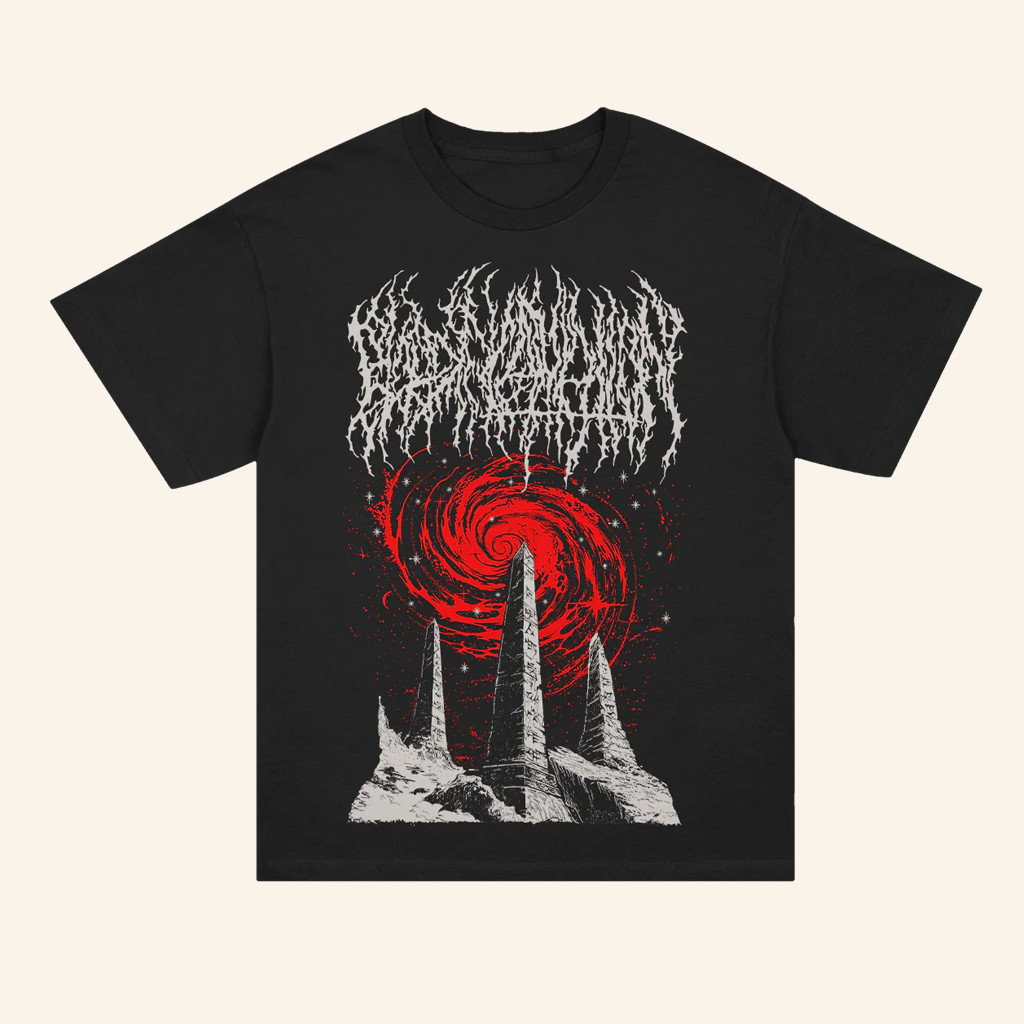 Blood Incantation Merch Pillars Of The Cosmos T-Shirt Black Gift Ideas For Husband