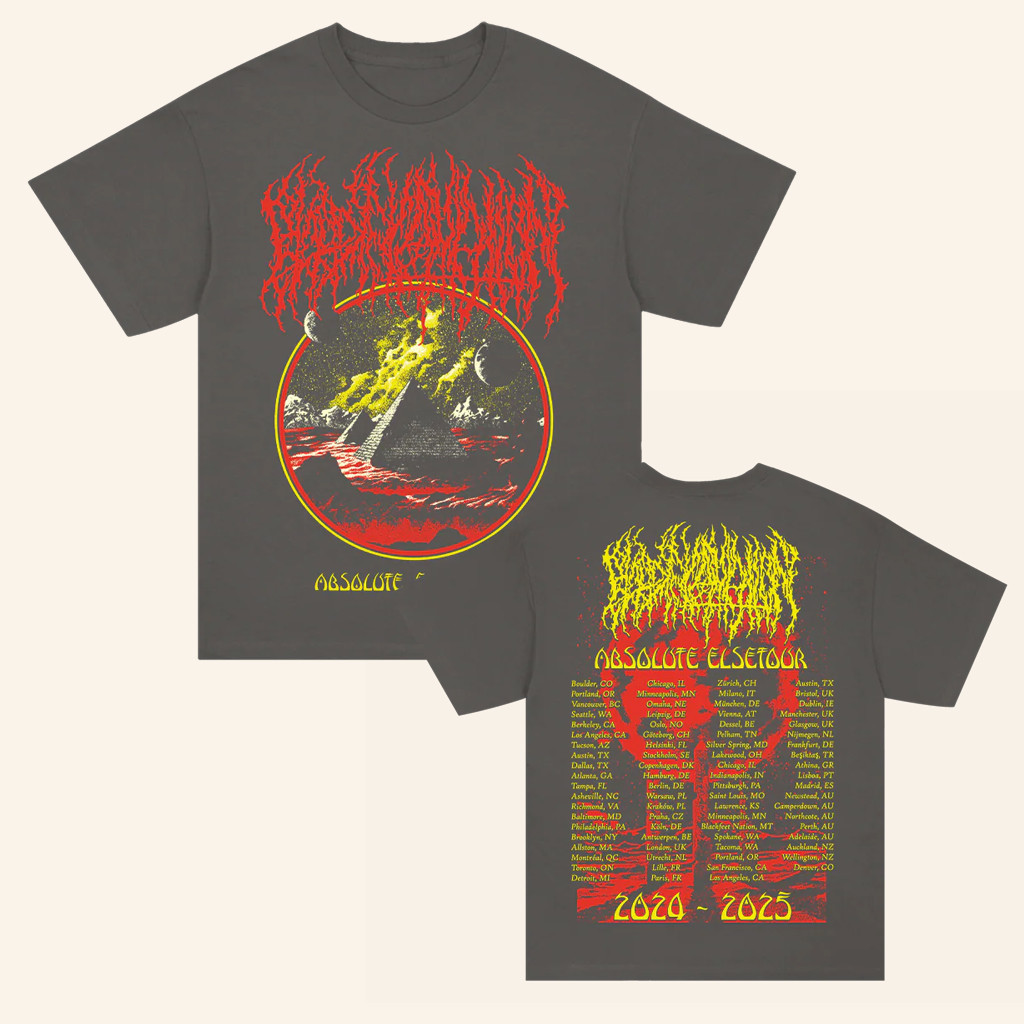 Blood Incantation Merch Pyramid World Tour 2024 2025 T-Shirt Xmas Presents For Him