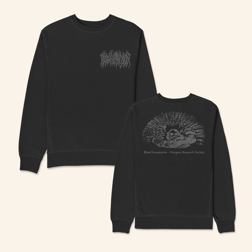 Blood Incantation Merch Stargate Research Society Crewneck Sweatshirt Gifts For Brother