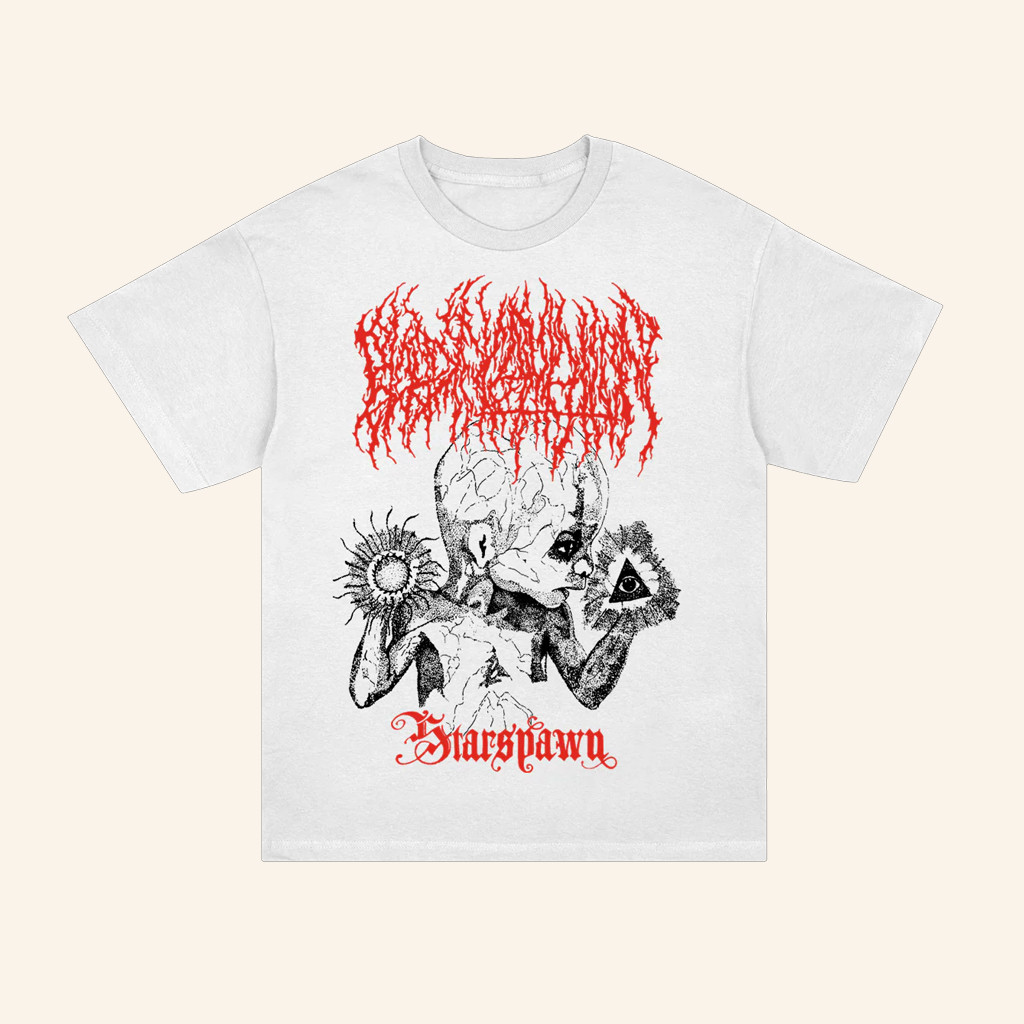 Blood Incantation Merch Starspawn T-Shirt White Christmas Presents For Boyfriend