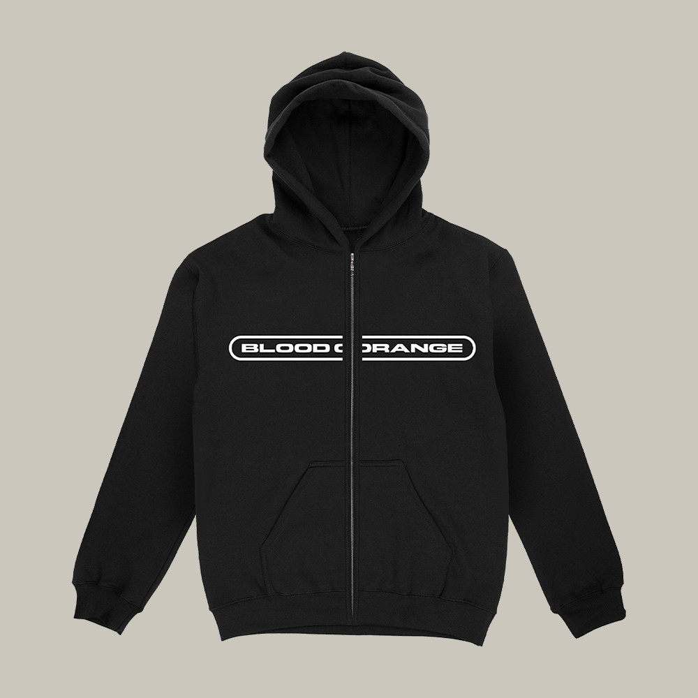 Blood Orange Pill Logo Zip Hoodie Music Apparel Present For Blood Orange Lovers