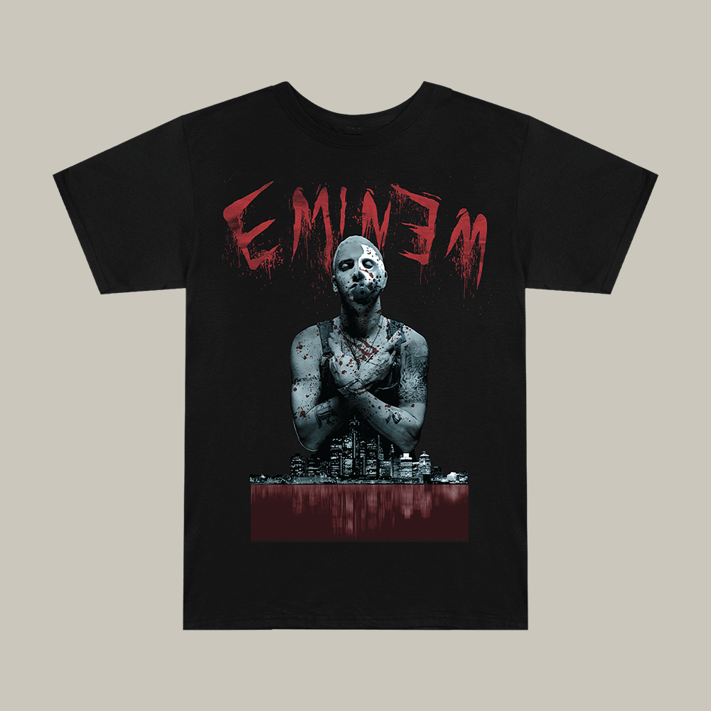 Bloody Horror Eminem T-Shirt Rap Music Clothes Eminem Fan Present For Boyfriend