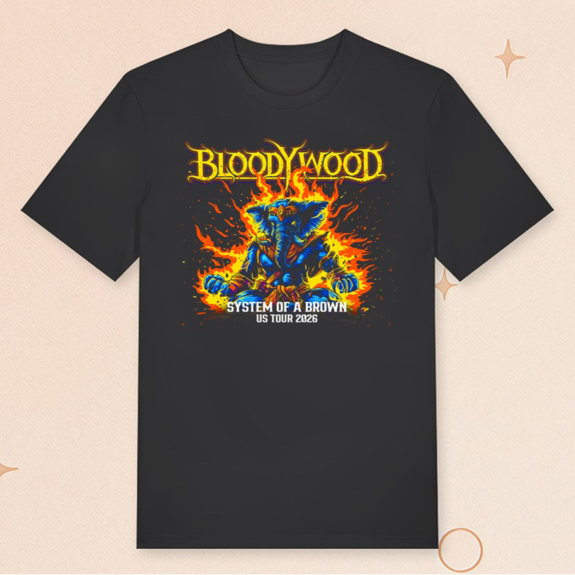 Bloodywood Merch System Of A Brown US Tour 2026 T-Shirt Best Gifts For Music Lovers