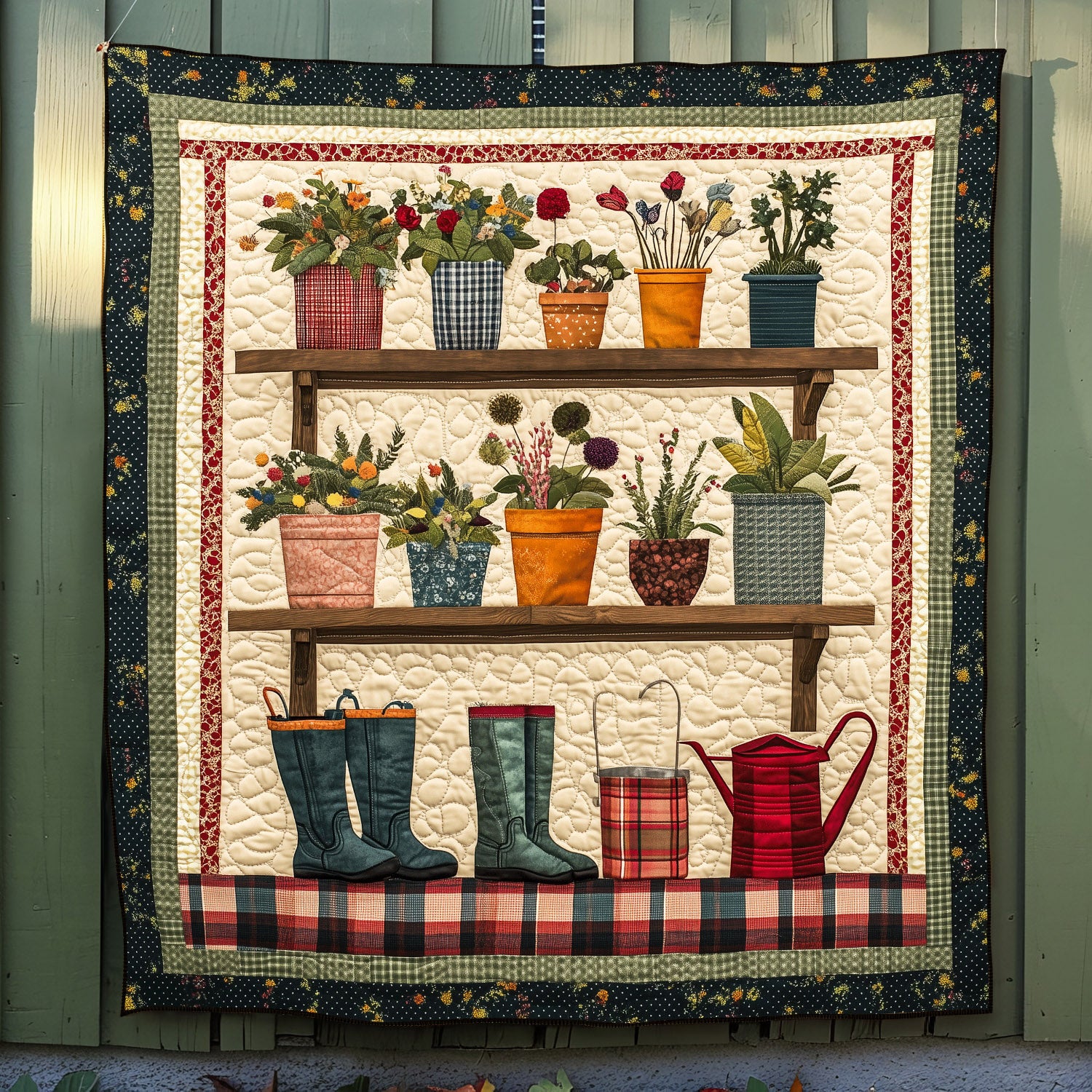 Bloom & Grow Quilted Blanket Gardening Gifts For Mom