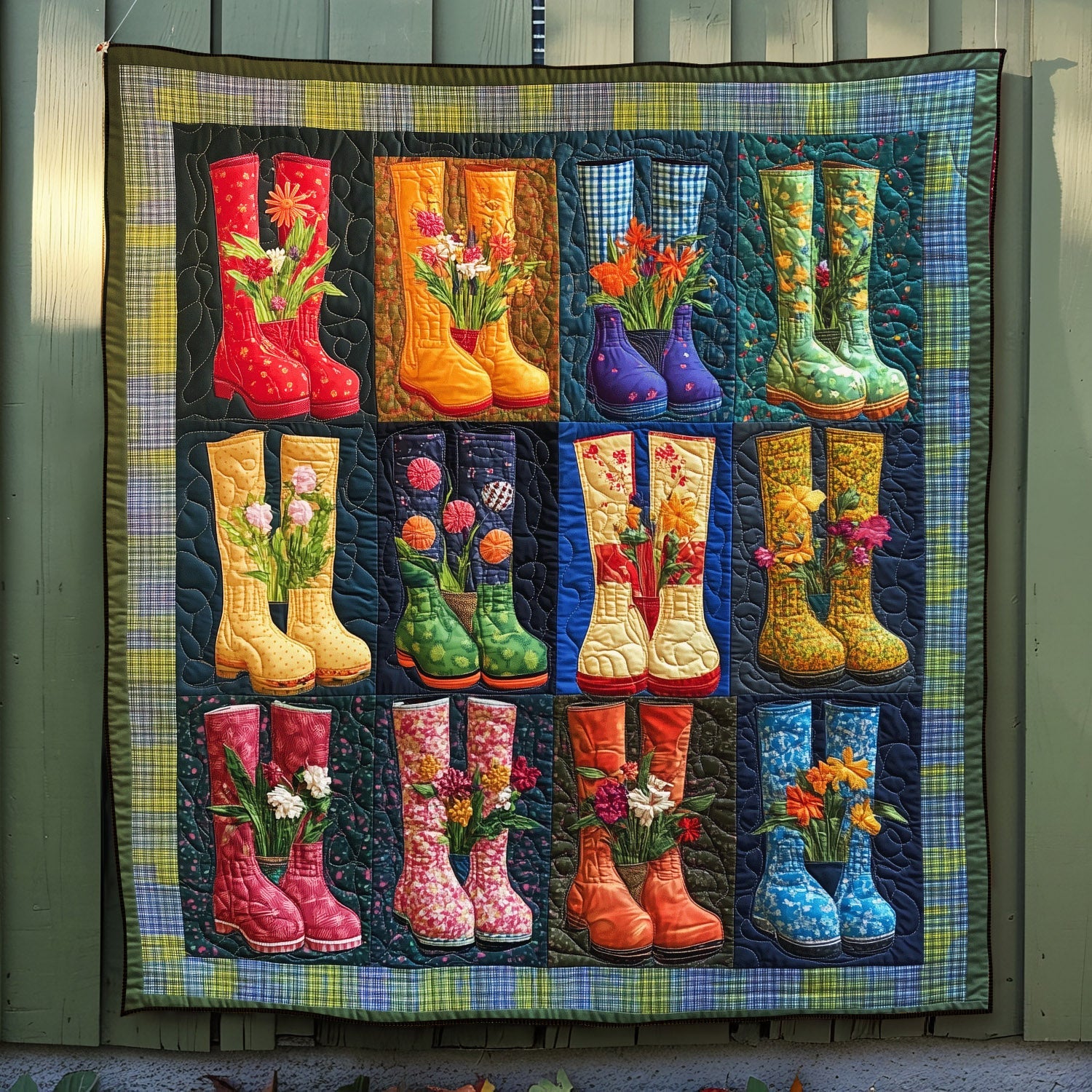 Bloom and Tread Quilted Blanket Gardening Gifts For Mom