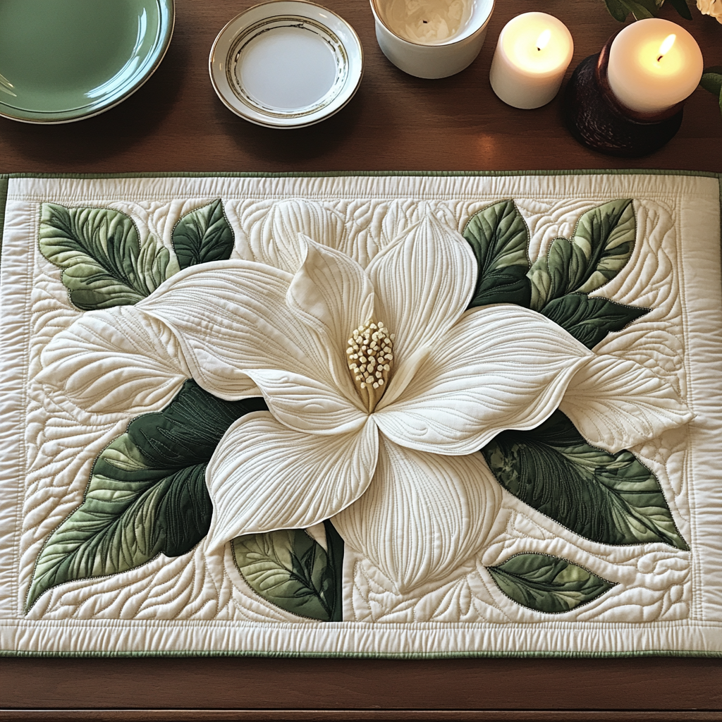 Bloom Grace Quilted Place Mat Dining Table Accessories Christmas Gifts For Tweens