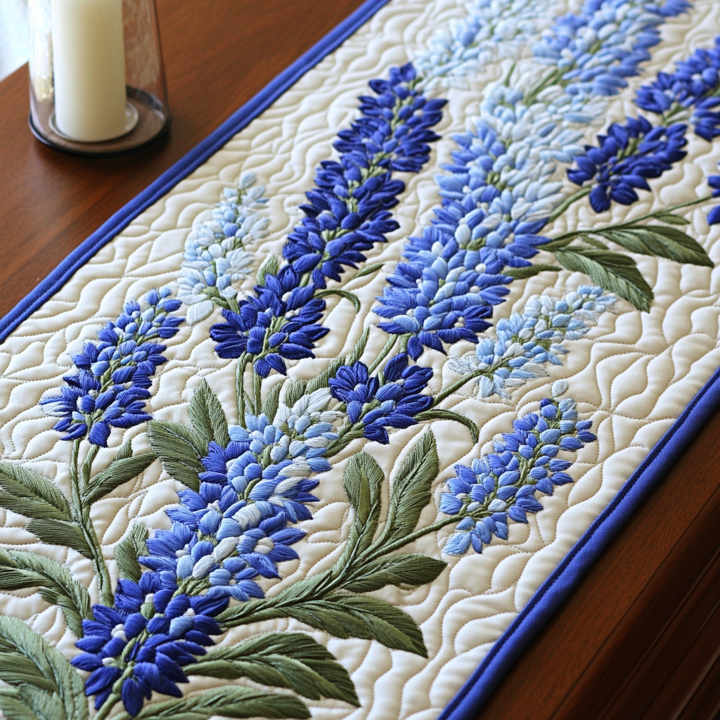 Bloom Magic Quilted Table Runner Dining Room Table Decor Ideas Gifts For Flower Enthusiasts