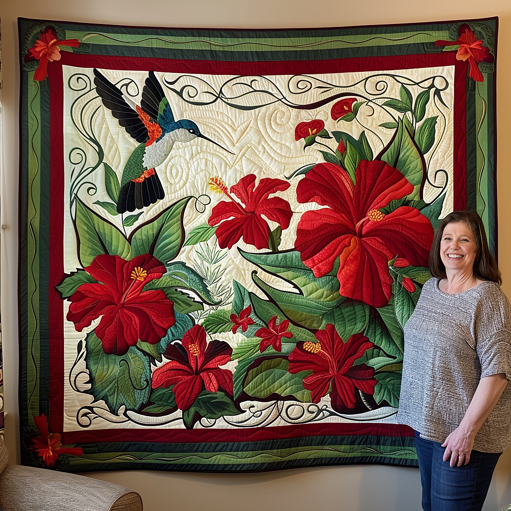 Blooming Beauty Quilted Blanket Gift Ideas For Bird Lovers