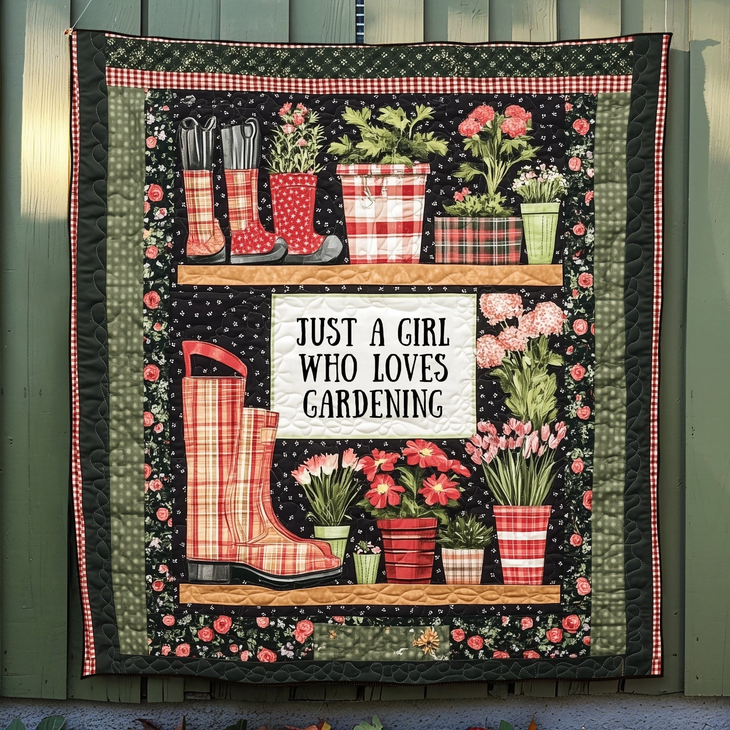 Blooming Beauty Quilted Blanket Gifts For Garden Lovers