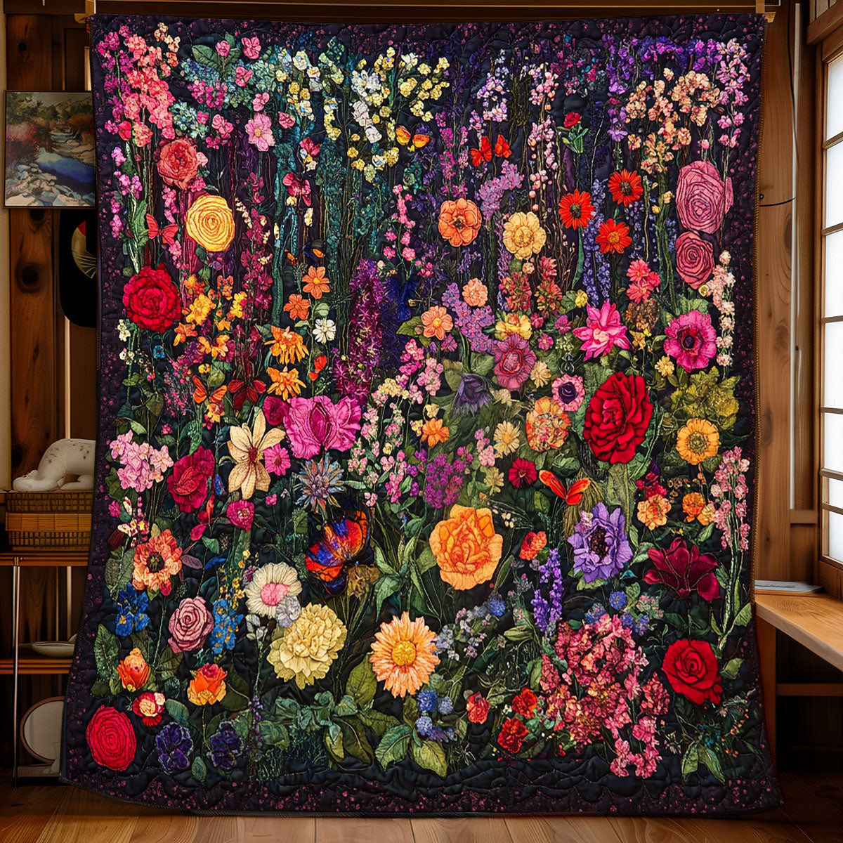 Blooming Forest Quilt Blanket Sofa Throws Christmas Sister In Law Gifts