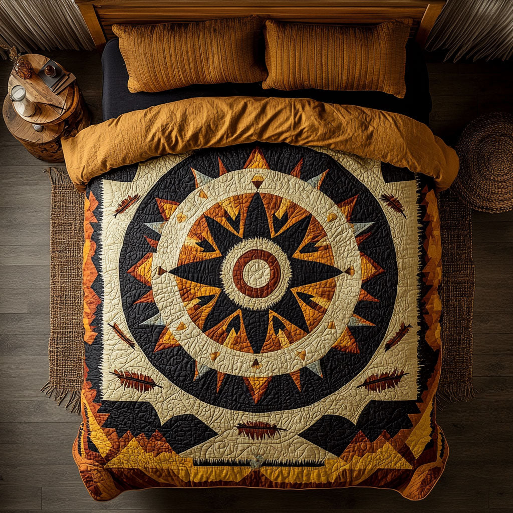 Blooming Garden Quilted Bedding Set Duvet Cover Bedspread Gifts For Family