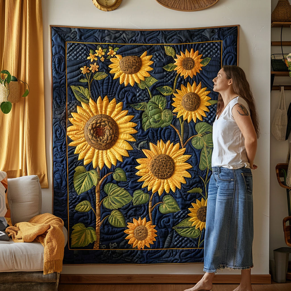 Blooming Garden Quilted Blanket Presents For Flower Lovers