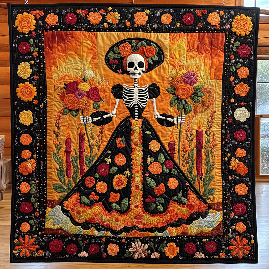 Blooming Maam Quilt Premium Quilt Blanket Gift for Family Gatherings