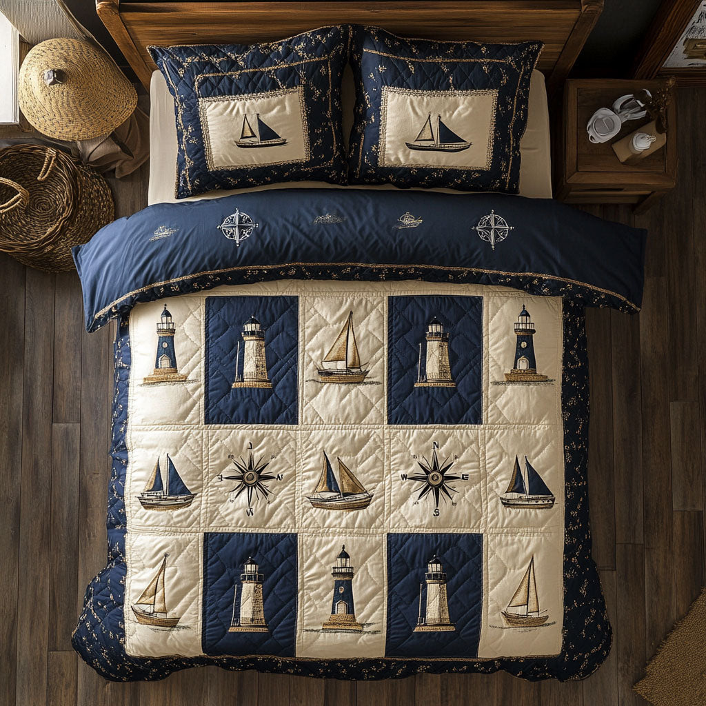 Blooming Patchwork Quilted Bedding Set Duvet Cover Bedspread Present Ideas For Friends
