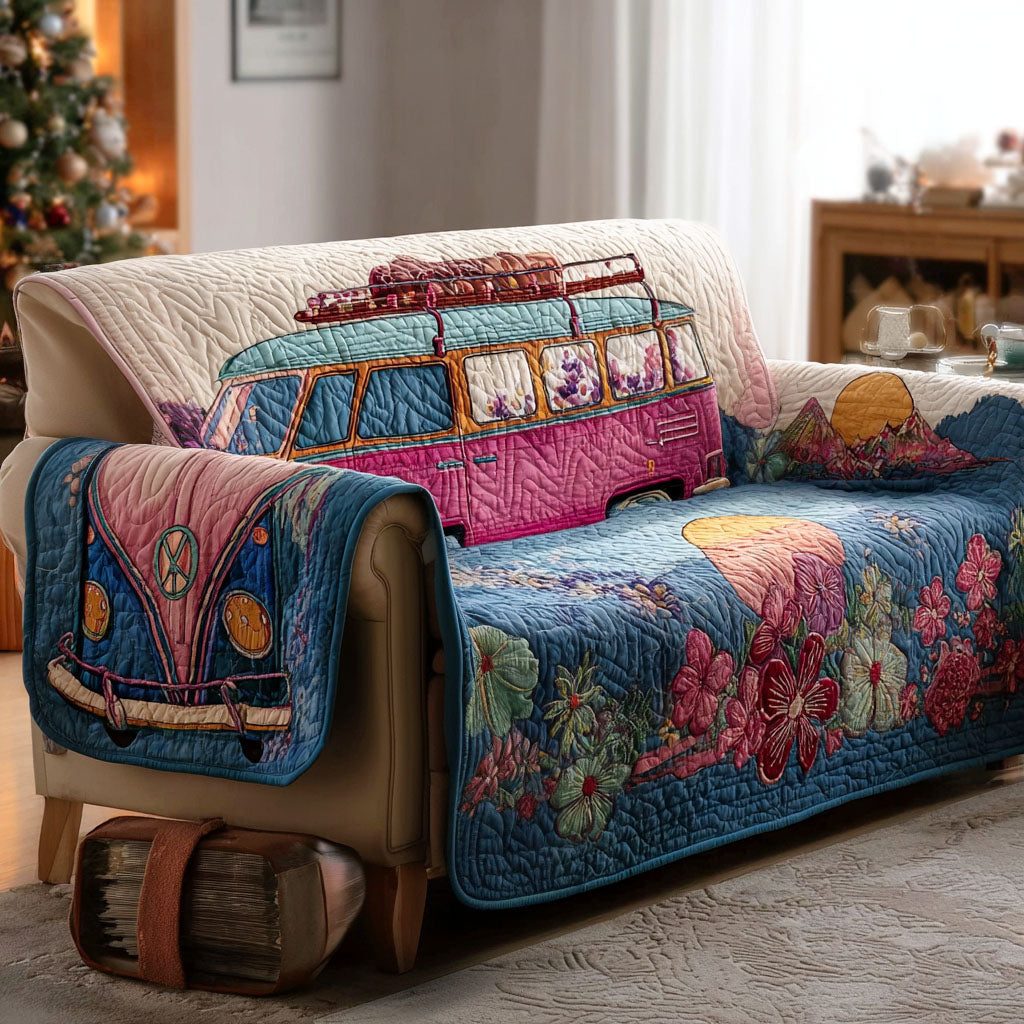 Blooming Soul Quilted Sofa Cover Home Decor Grandparent Christmas Gifts
