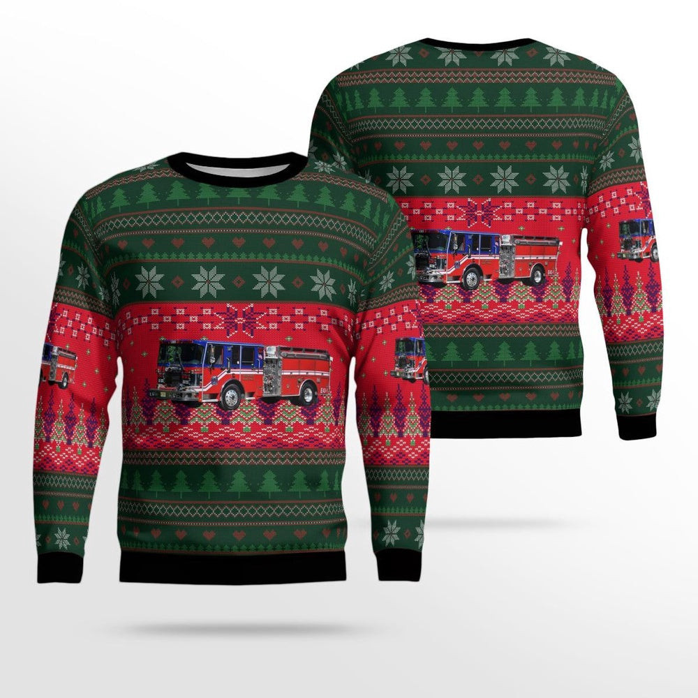 Bloomsbury, New Jersey Hose Company No.1 Christmas Ugly Sweater Unisex Christmas Gift