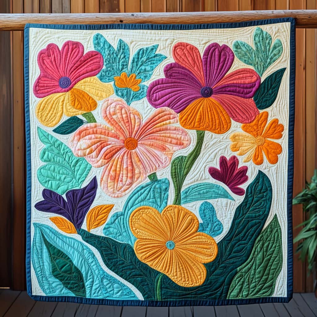 Blossom Harmony Quilted Blanket Best Christmas Gifts For Women