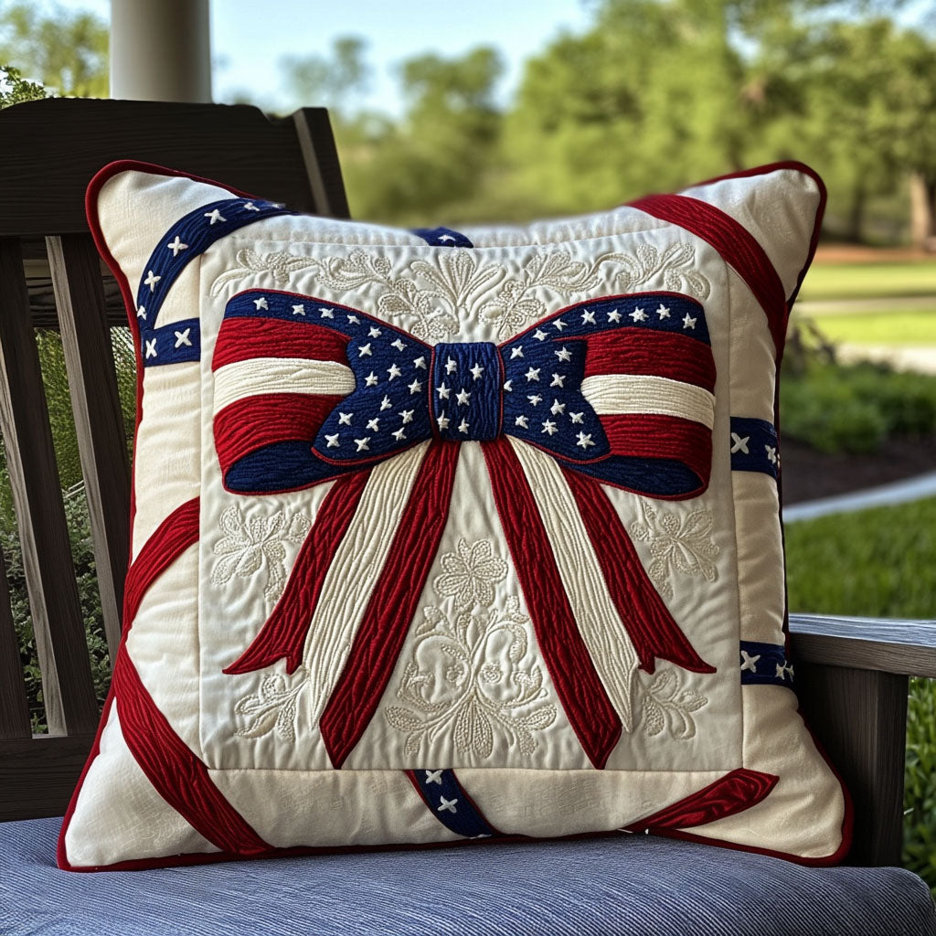 Blossom of Independence Quilted Pillow Case Best Throw Pillow Covers Unique Gifts Family