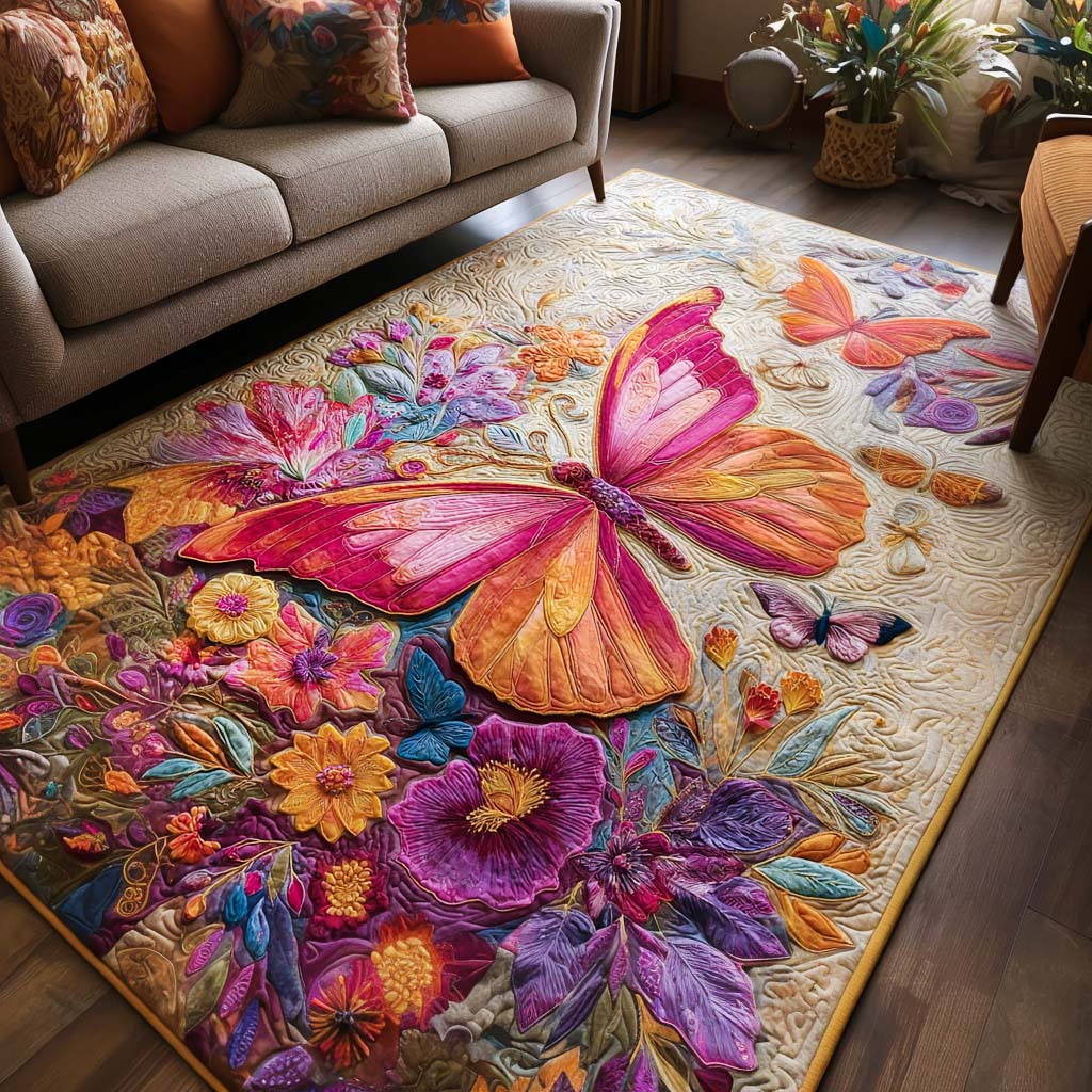 Blossom Wings Area Rug Christmas Decor For Entryway Butterfly Gift Ideas For Her