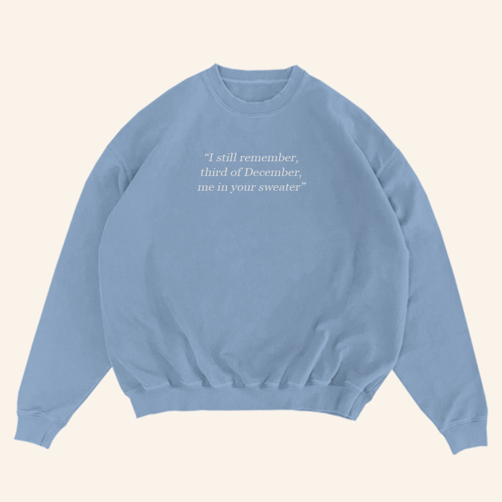 Blue Conan Gray Heather Sweater 2025 Conan Gray Merch Your Sweater Sweatshirt Daughter Gifts
