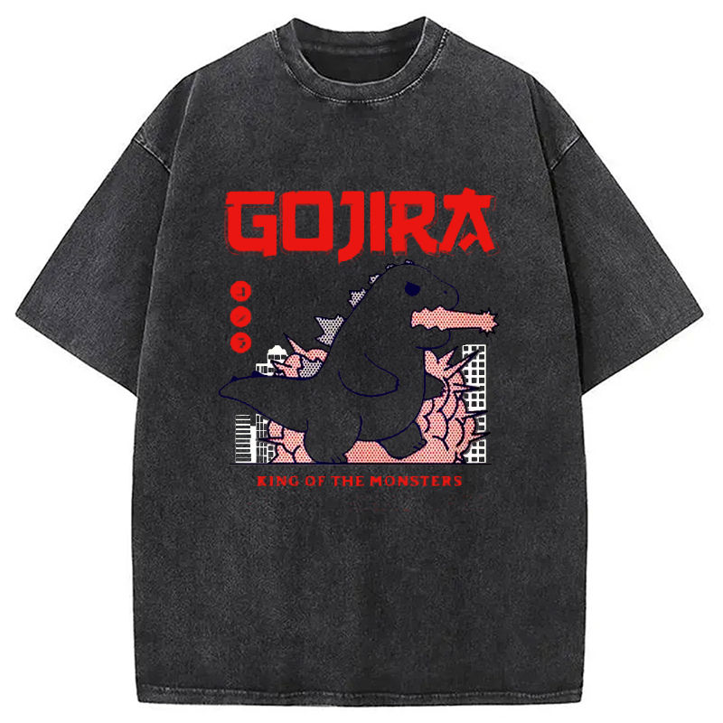 Blue Dodger Vintage Japanese Washed T-Shirt Cool Graphic Tee For Men Women Gifts For Her