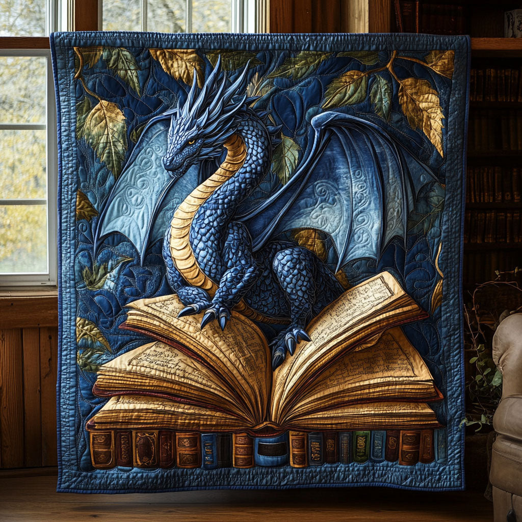 Blue Dragon Quilt Blanket Throw Blankets For Couch Gifts For Mom From Daughter