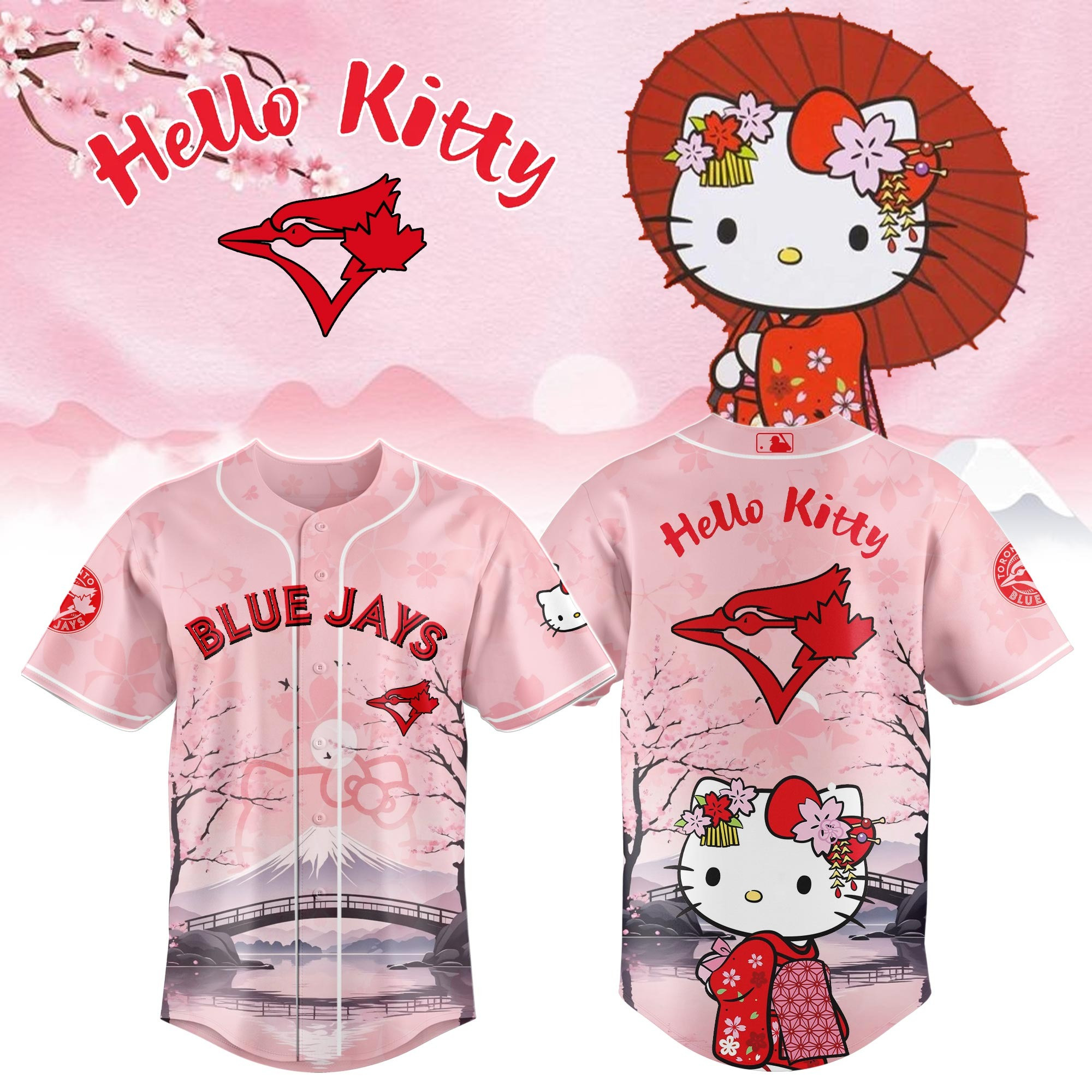 Blue Jays Kitty Chan Baseball Jersey 2025 Best Gifts For Baseball Lovers