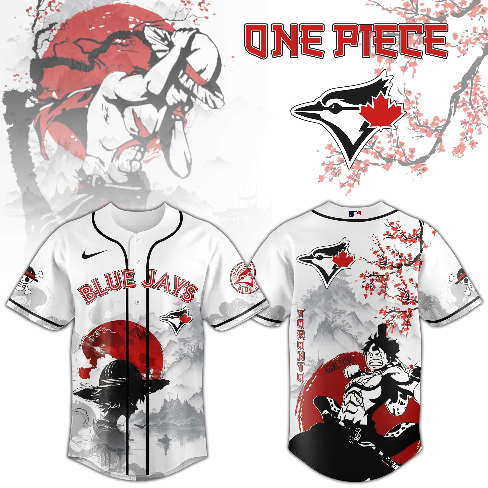 Blue Jays One Piece 2025 Japan Jersey Best Gifts For Baseball Lovers