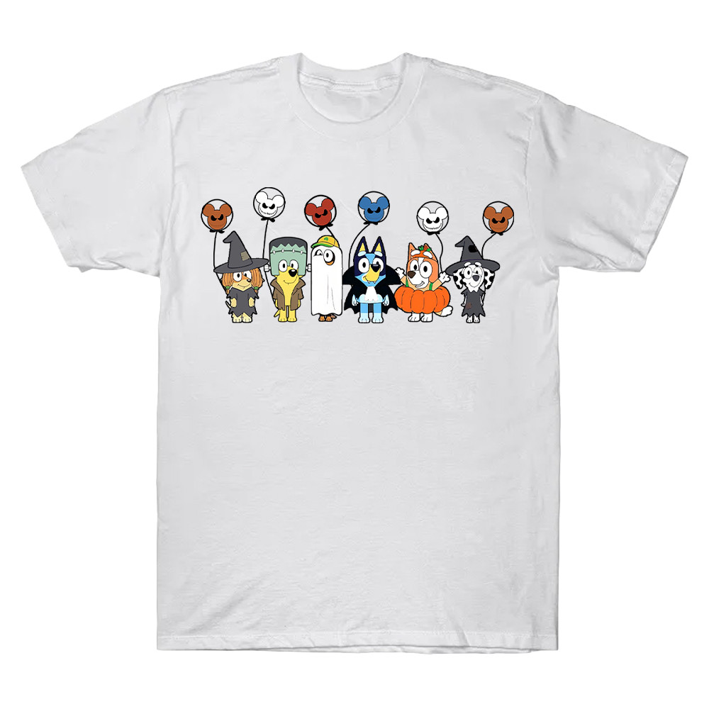 Bluey Disney Halloween Shirt Cute Halloween T-Shirt Gifts For Bluey Fan