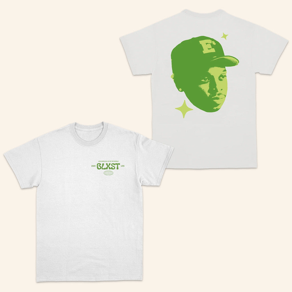 Blxst Merch Green Face White Shirt Gift Ideas For Husband Blxst Merch Green Face White Shirt Gift Ideas For Husband