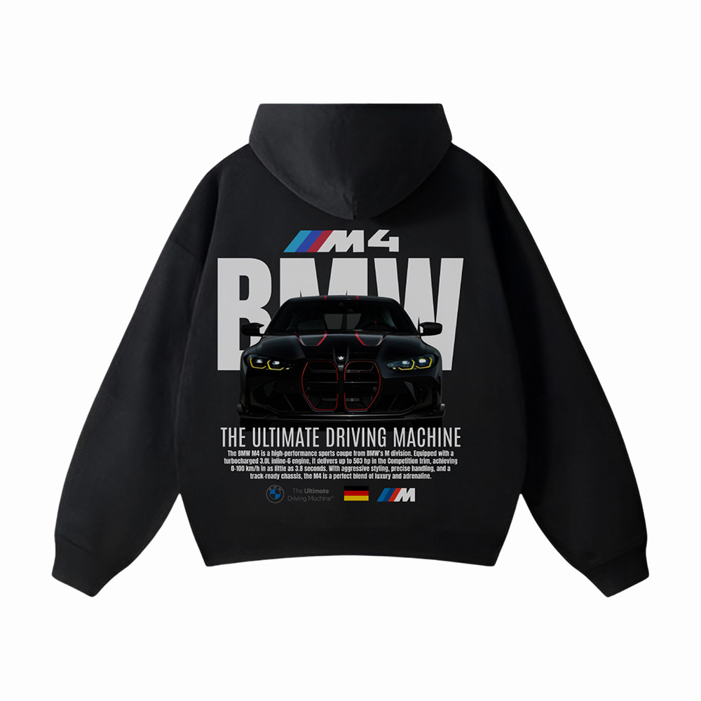 BMW M4 The Ultimate Driving Machine Hoodie Sport Car Hoodie BMW Gift For Him