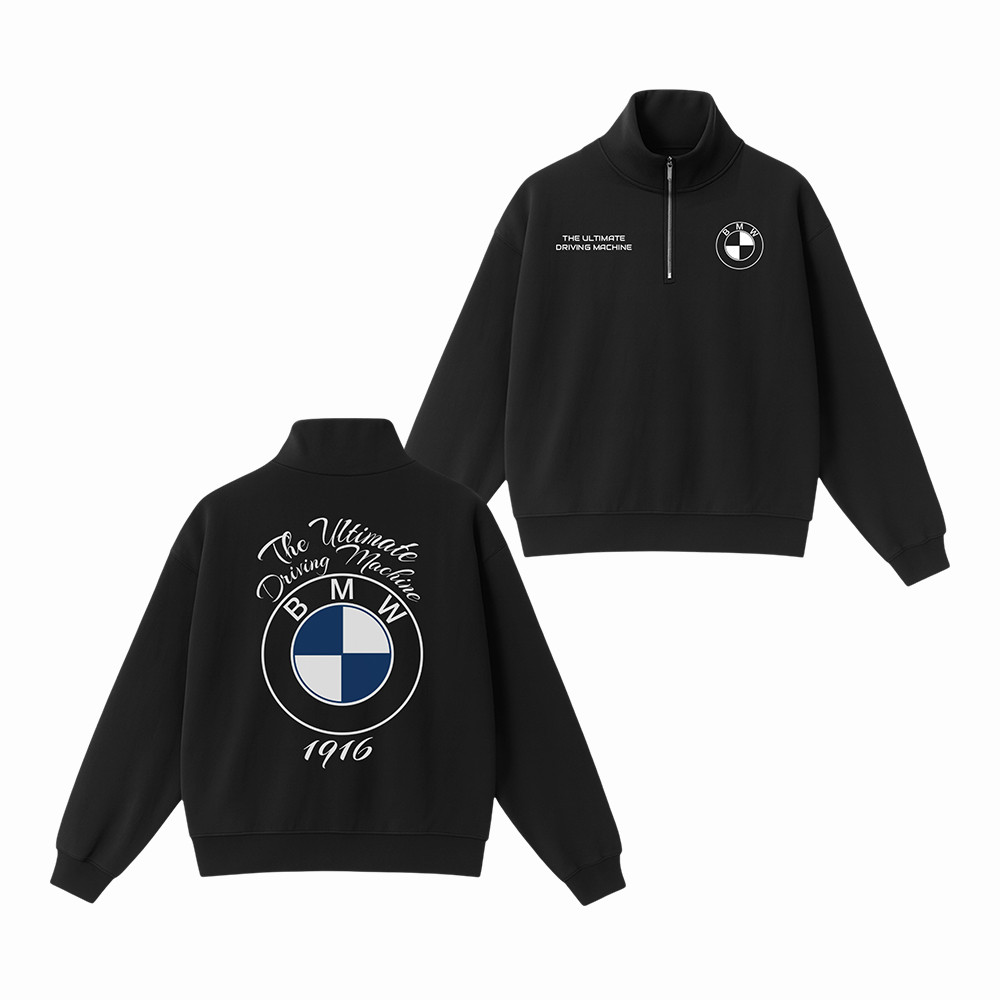 BMW The Ultimate Driving Machine 1916 Zip Sweatshirt BMW Apparel Car Lover Gifts