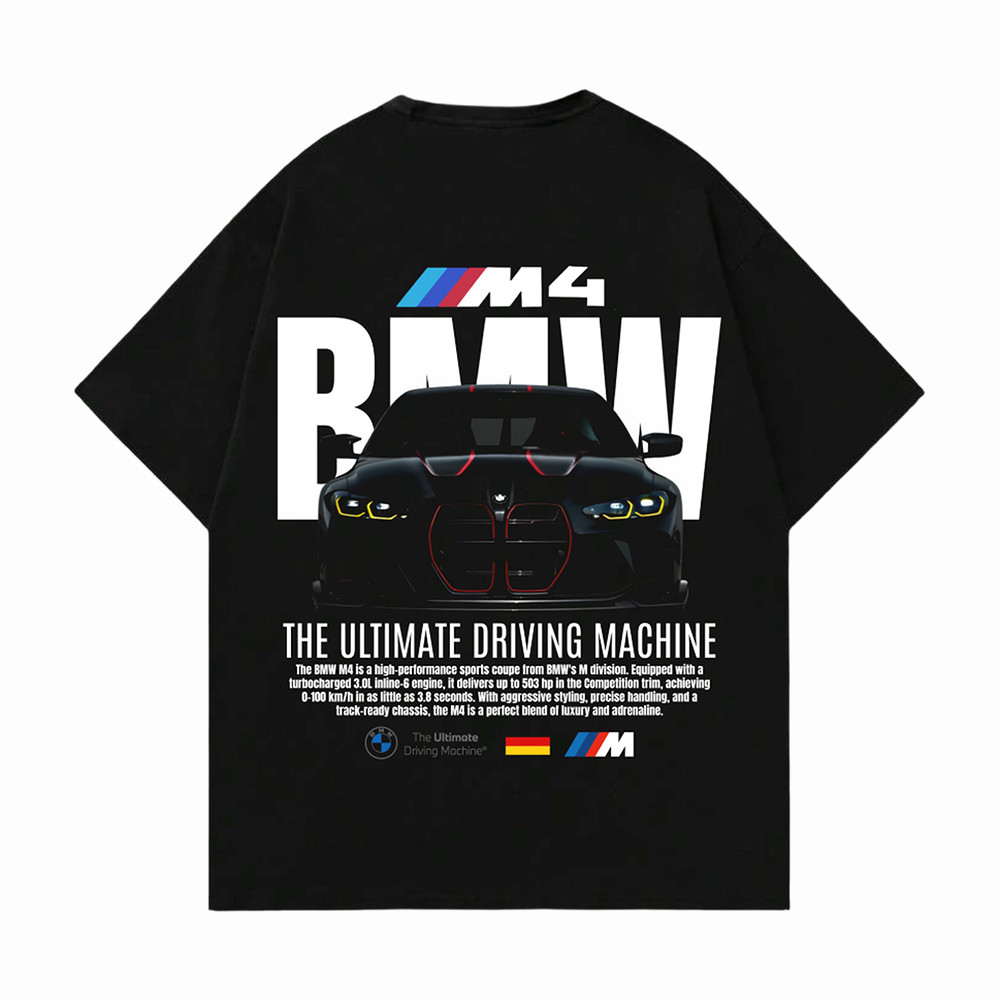 BMW The Ultimate Driving Machine T-Shirt BMW M4 Apparel Gifts For Sport Car Fans