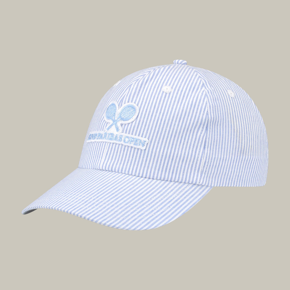 BNP Paribas Open Seersucker Stripe Hat 2026 BNP Paribas Open Merch Tennis Gift For Wife