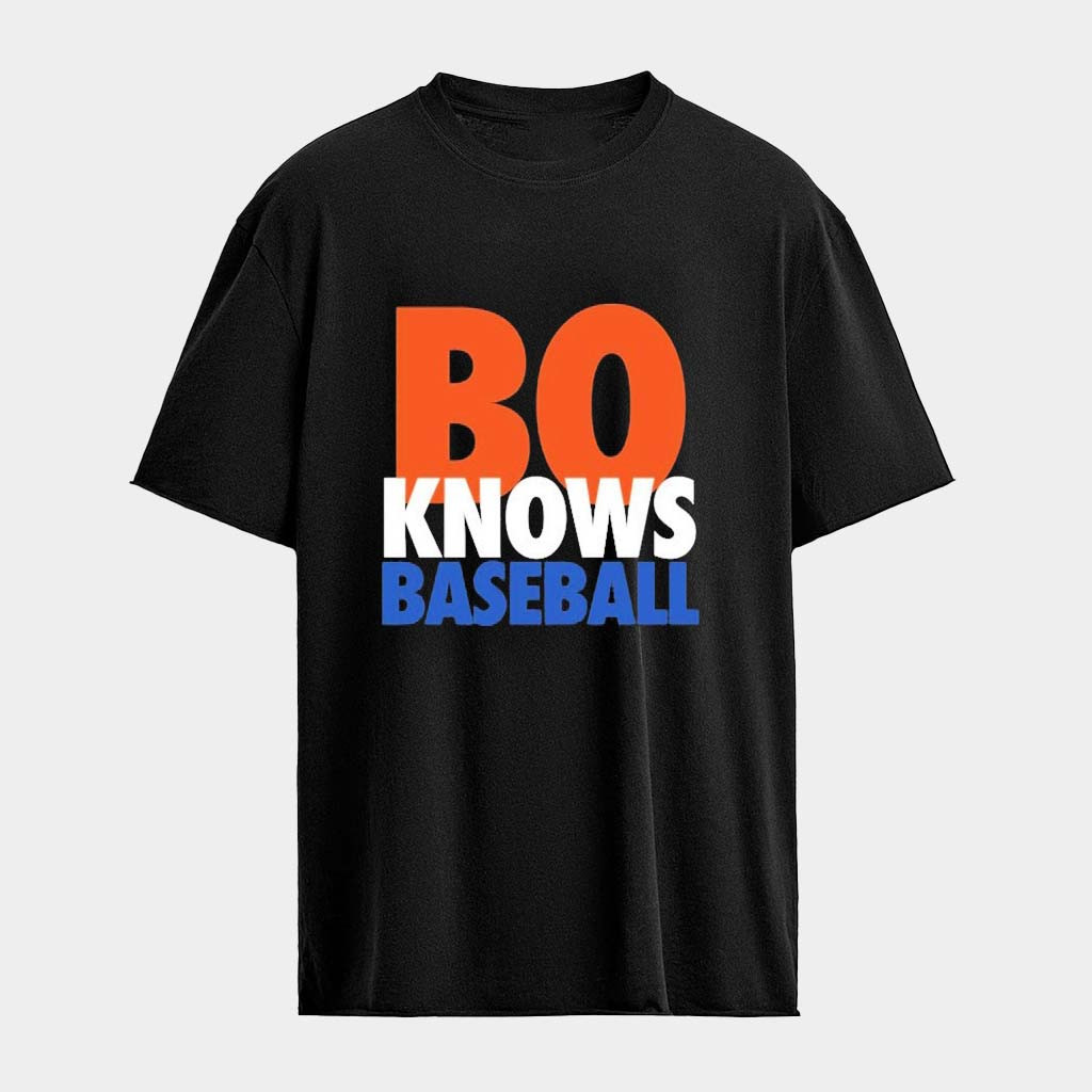 Bo Knows Baseball T-Shirt New York Baseball Shirt Birthday Gift For Brother