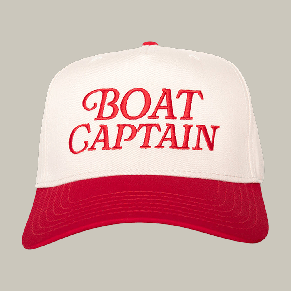 Boat Captain Two Toned Vintage Hat Boat Days Katydid Cap Best Gift Ideas