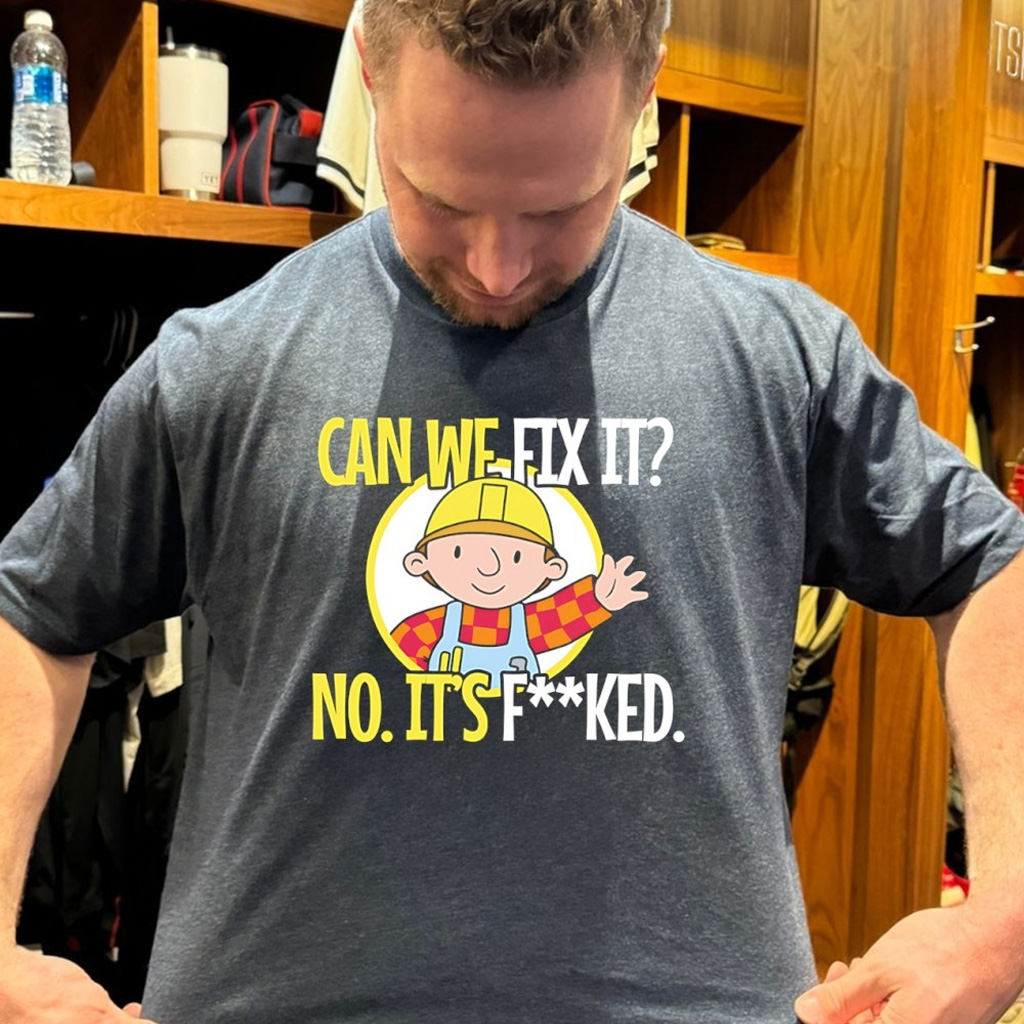 Bob Builder Can We Fix It No It's Fcked Shirt Funny Gifts For Husband