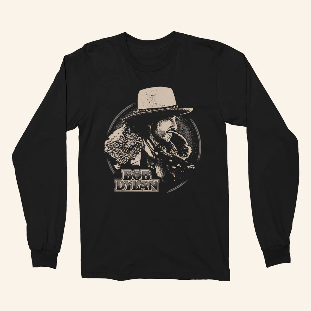 Bob Dylan Merch Desire Long Sleeve Shirt Presents For Music Lovers